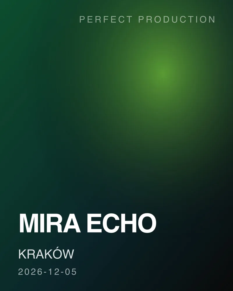 Mira Echo – Kraków poster