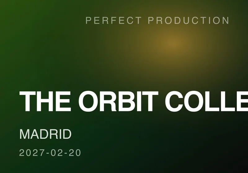 The Orbit Collective – Madrid poster